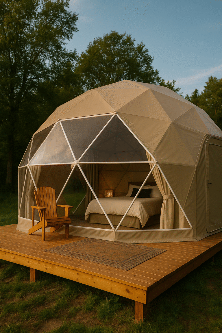 Geodesic Glamping Domes in Kenya